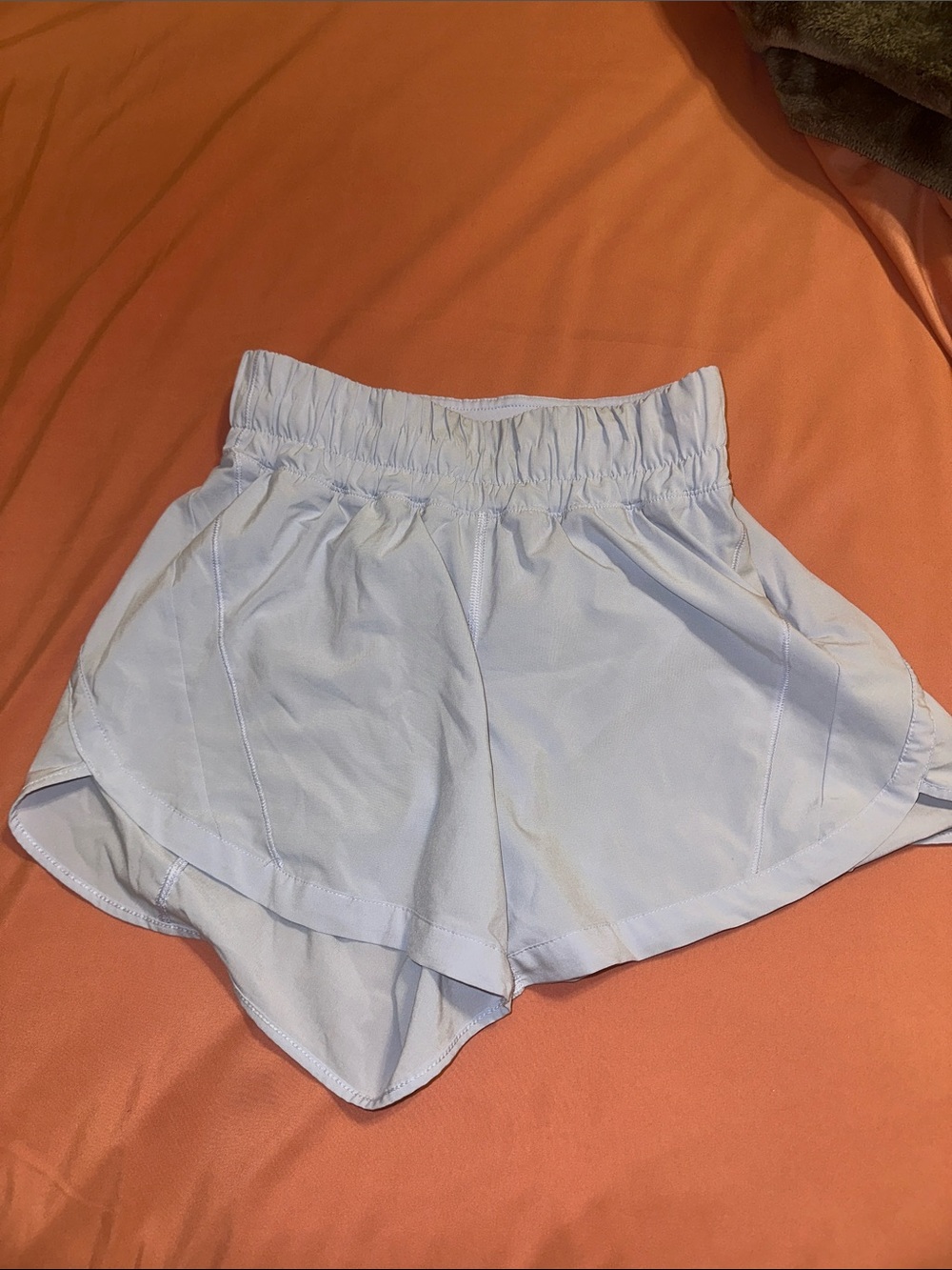 Light Blue Women’s Elastic Waist Lululemon Shorts